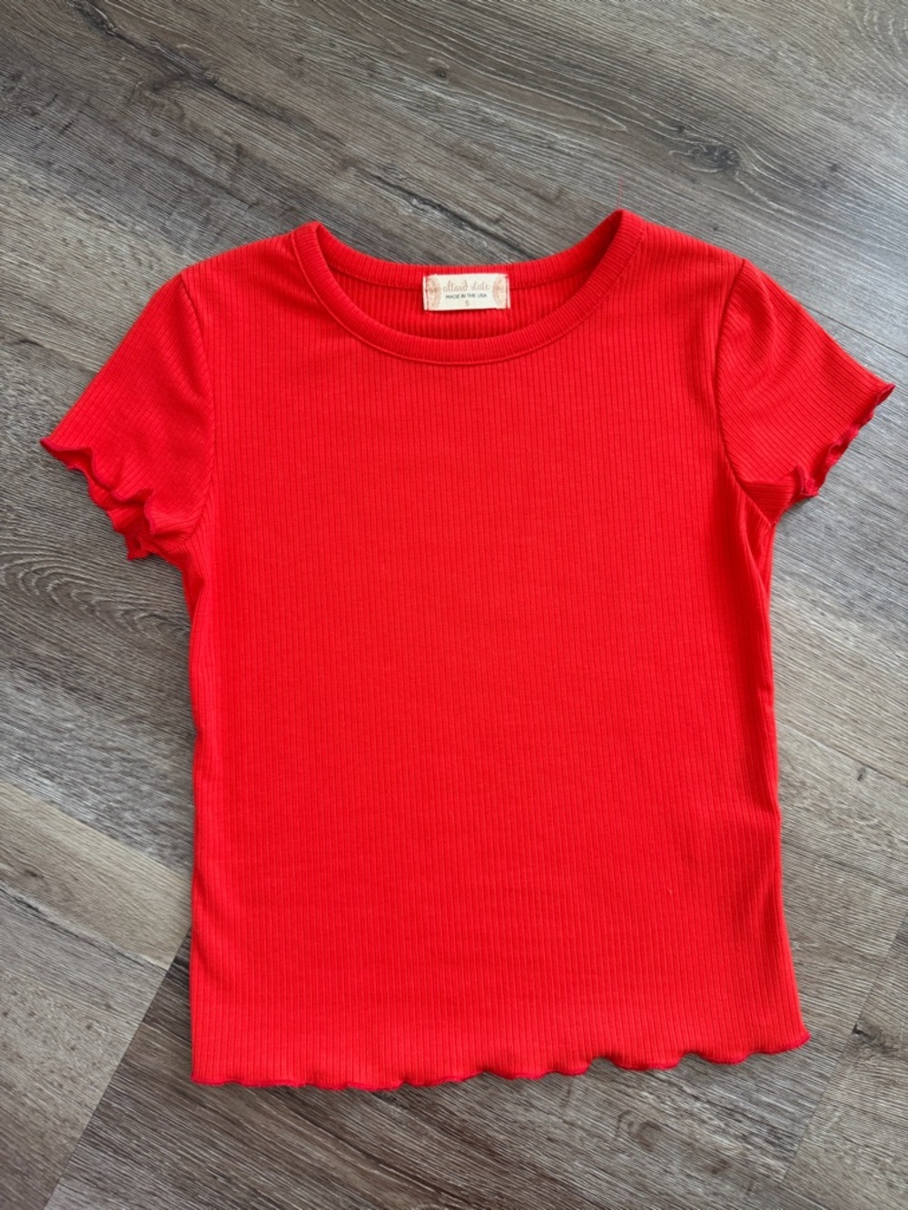 Altar'd State Ribbed Baby Tee